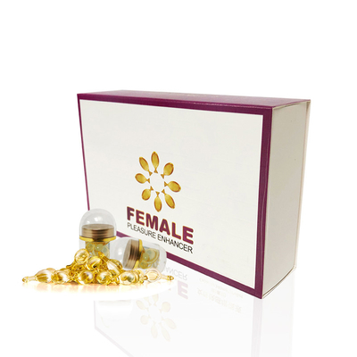 Lubrificantes seguros para el cuerpo certificados ISO9001 Capsulas de lubricantes para aumentar el placer femenino
