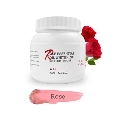 Máscara de rosa de marca privada en polvo para aclarar y apretar la máscara facial
