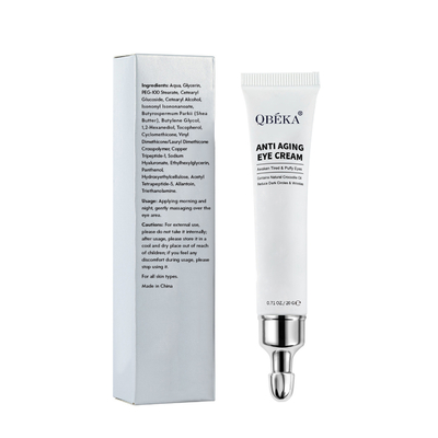 Reducción de líneas finas Eliminator de arrugas de ojos FDA GMPC Certificado Crema para ojos antienvejecimiento