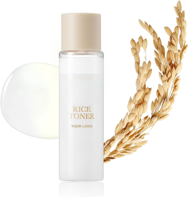 Extractos naturales Toner de arroz de etiqueta privada Apoyo para hidratar y reponer la piel