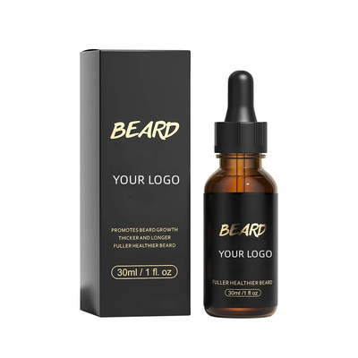 Hidratante para la barba masculina fortalece y suaviza con aceite de semilla de ricino