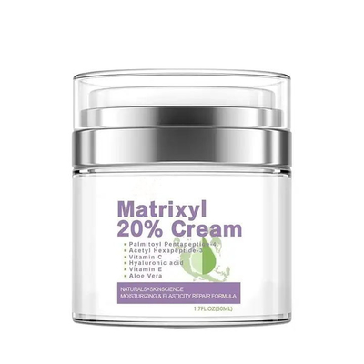 300 Marca privada Pura orgánica 20% Matrixyl 3000 Crema péptida para la reparación de la elasticidad