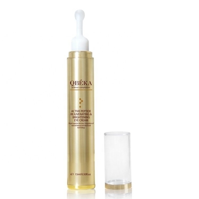 Crema para ojos rejuvenecedora con péptidos activos transparentes