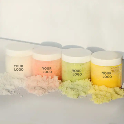 Escrub de azúcar de sal del Himalaya Exfoliante Escrub de cuerpo hidratante para mujeres