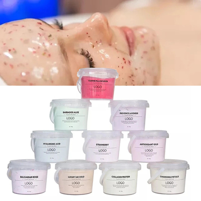 Hidratante de limpieza profunda en polvo de mascarilla 200g para el rostro dentro del salón de belleza del spa