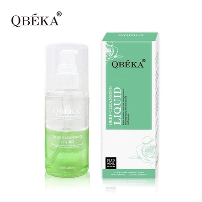 Agua de limpieza de maquillaje de eliminación de 80 ml sin irritación limpieza profunda por equipo profesional de control de calidad