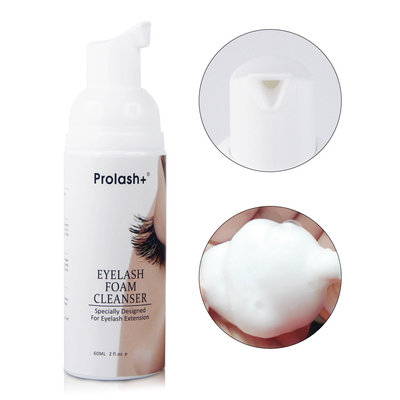 Logotipo de marca privada personalizado Lash Wash Limpieza de pestañas Shampoo producto de limpieza Forma líquida para la cara