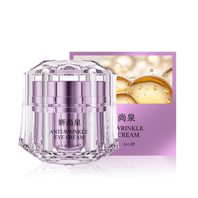 Crema de ojos antienvejecimiento elástica para eliminar arrugas Piernas de cuervo Círculos oscuros 20g