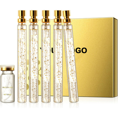 Conjunto de elevación de hilos de proteínas de extracto de platino para hombres hidratando y reduciendo líneas finas
