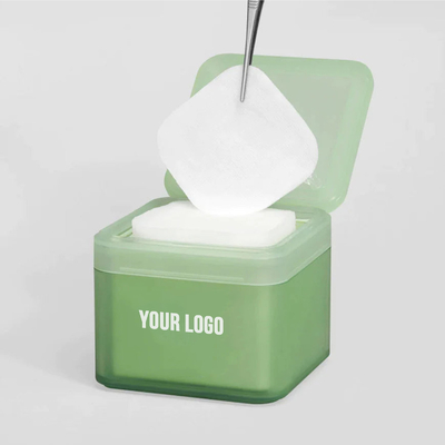 Logotipo personalizado Pad de tonificante facial diario para mujer 7 tipos de almohadillas faciales de algodón cuadrado