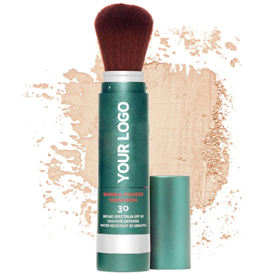 Protector solar de polvo mineral con protección UVA/UVB de amplio espectro SPF 30