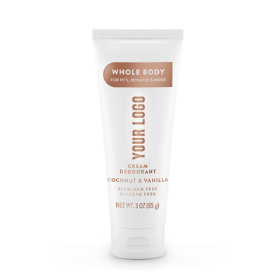 Apoyar la marca privada 72 horas de desodorante sin aluminio para mujeres crema para el control del olor