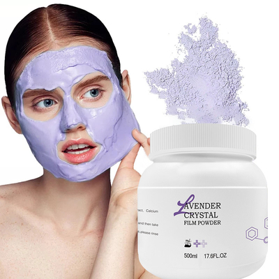Mascarilla con jalea de lavanda para la cara, spa antienvejecimiento, hidratante en polvo, máscara personalizada