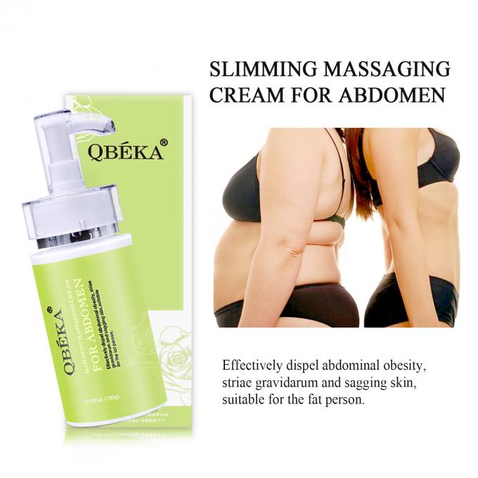 QBEKA crema de masaje para quemar grasa crema de masaje para adelgazar para el abdomen para mujeres y hombres 0