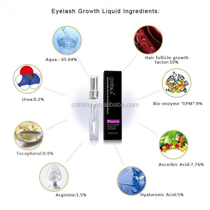 Cuidado de cejas y pestañas más eficaz Aceite de hierbas vegetales orgánicos Suero de pestañas 5ml Volumen 14