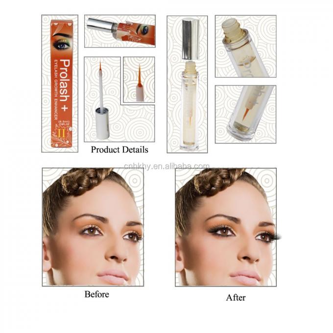 El alargamiento Unisex Prolash EPM Serum de aumento del crecimiento de las pestañas 6.5ml para pestañas más completas 3