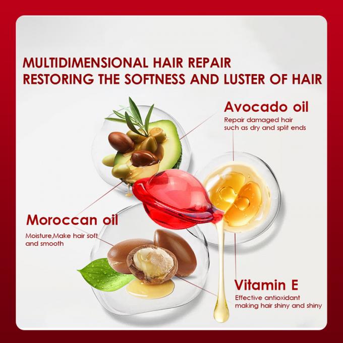 Moroccan Jojoba Oil Infused Custom Logo Hair Treatment Serum Capsule for Private Label (El aceite de jojoba marroquí infusado con el logotipo personalizado) 1