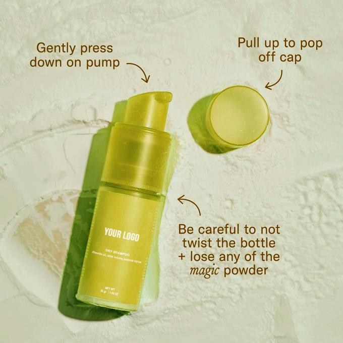 Shampoo seco en polvo sin aerosoles para mujeres 0