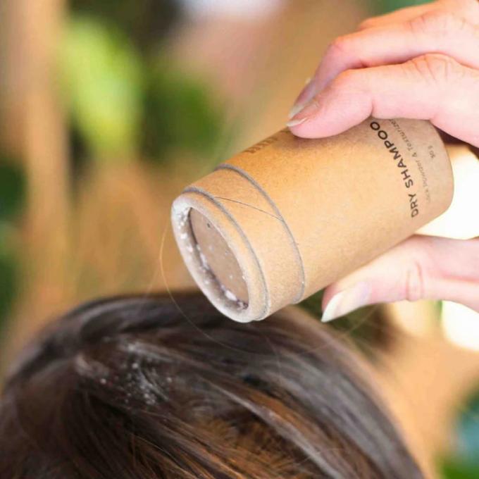 Volumen del cabello femenino 100% champú seco vegetariano natural en polvo con soporte de etiqueta privada 0
