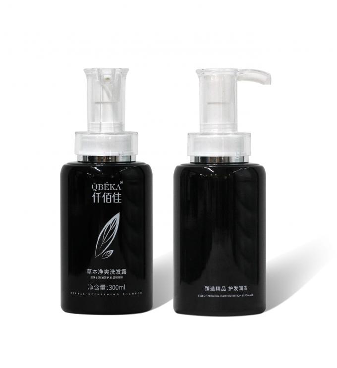 El cliente personaliza el logotipo de las hierbas refrescantes para el cabello Restaurar el champú para productos OEM ODM 3