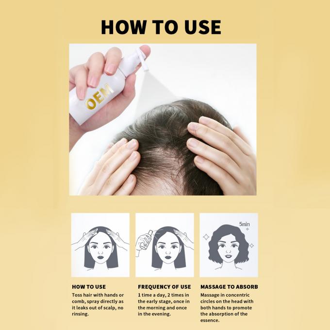 Hierbas 7-15 días suero para el crecimiento del cabello restaurar el volumen y brillo de su cabello sin esfuerzo 2