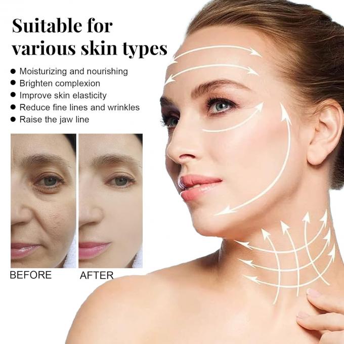 Conjunto de elevación de hilos de proteínas de extracto de platino para hombres hidratando y reduciendo líneas finas 0