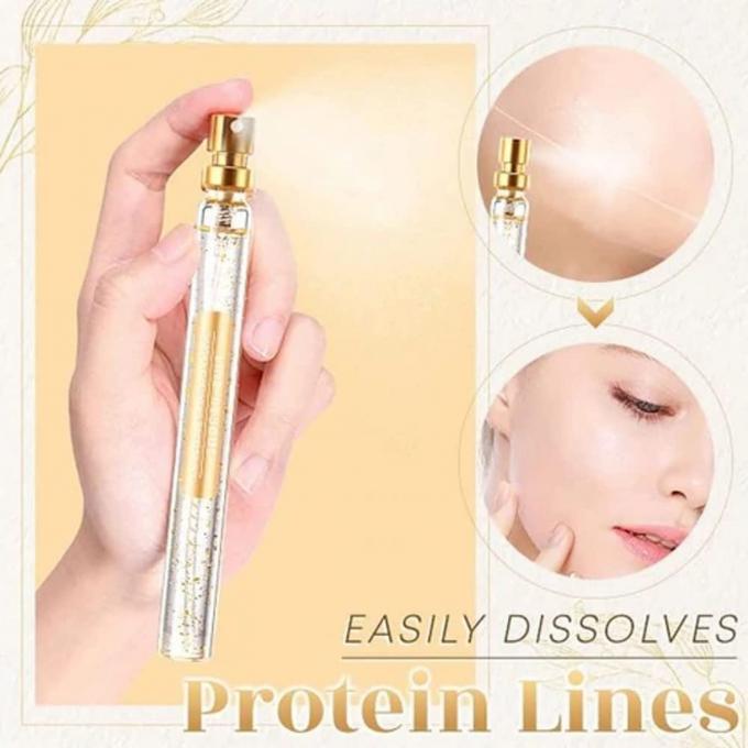 Conjunto de elevación de hilos de proteínas de extracto de platino para hombres hidratando y reduciendo líneas finas 1