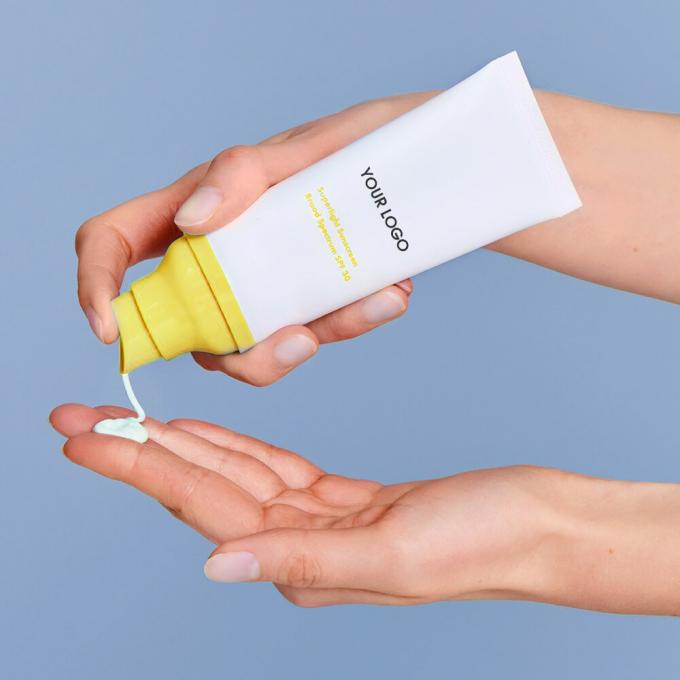 Protección solar masculina de marca privada SPF 30 Protector solar con óxido de zinc Crema de peso ligero 1
