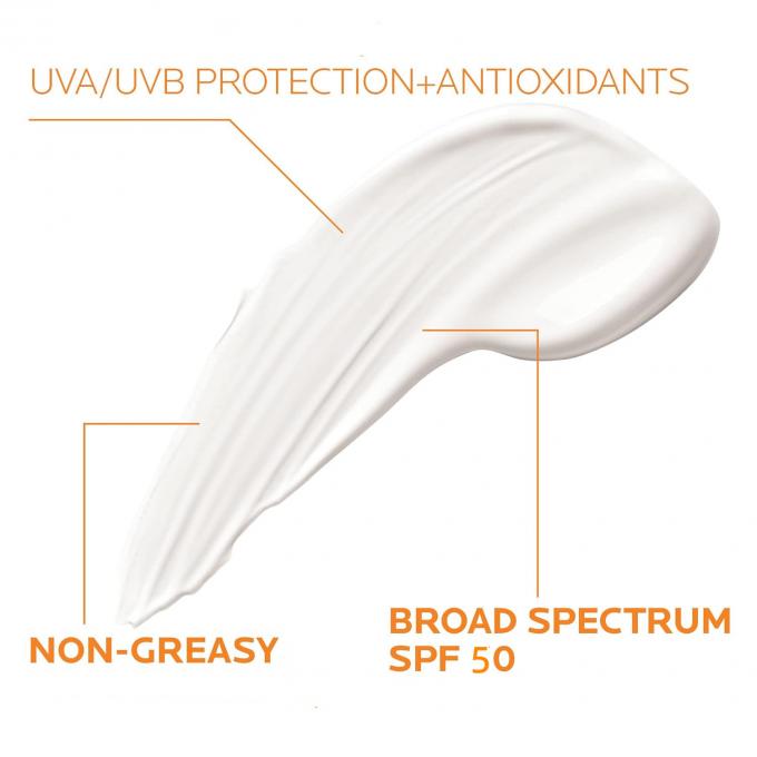 Protector solar para hombres de amplio espectro UVA/UVB ligero sin el brillo blanco 1