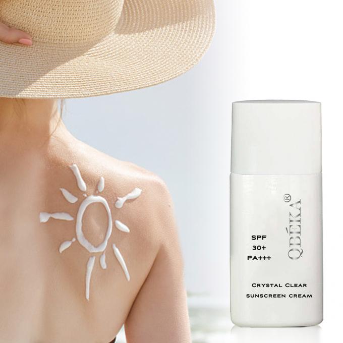 Protección UVB Protector solar para rostro y cuerpo SPF 50 Protector solar orgánico de marca privada 3