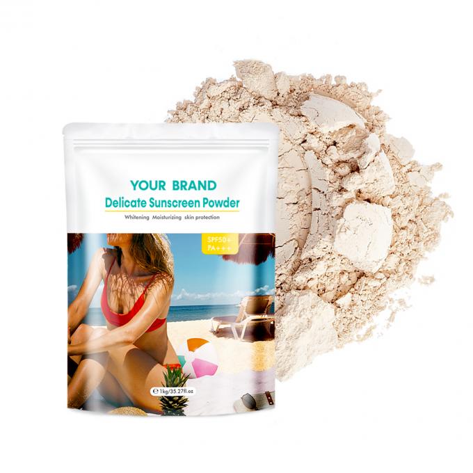 Polvo Protector solar SPF Protector solar seco Polvo mineral UVA Y UVB 0