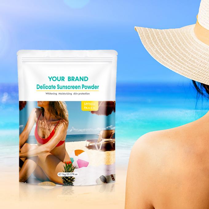 Polvo Protector solar SPF Protector solar seco Polvo mineral UVA Y UVB 2