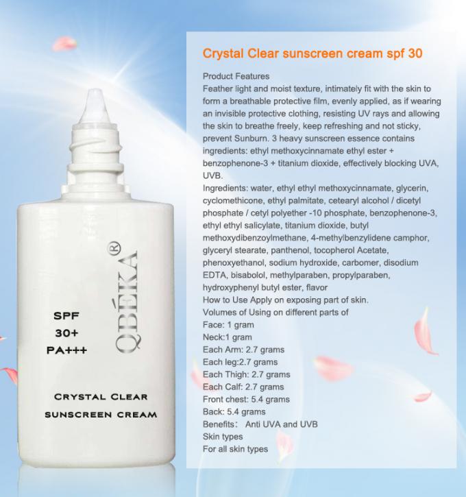 Protector solar facial para el cuerpo con Panthenol para protección segura y efectiva 2