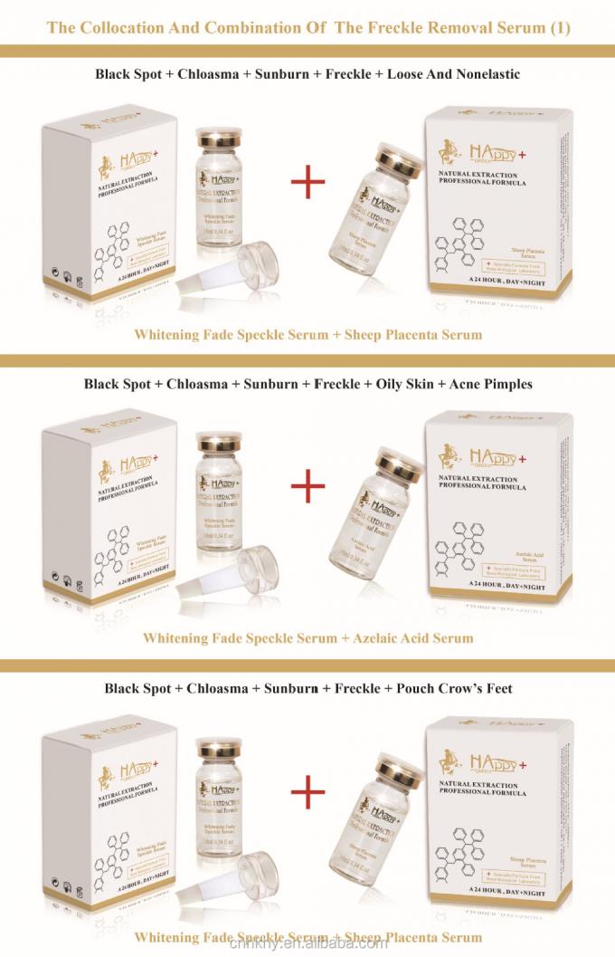 Tamaño regular Vitamina C orgánica Purificante Blanqueador Anti pecas Ampulas Cantidad 1000 9