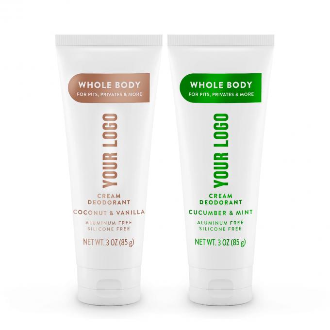 Apoyar la marca privada 72 horas de desodorante sin aluminio para mujeres crema para el control del olor 0