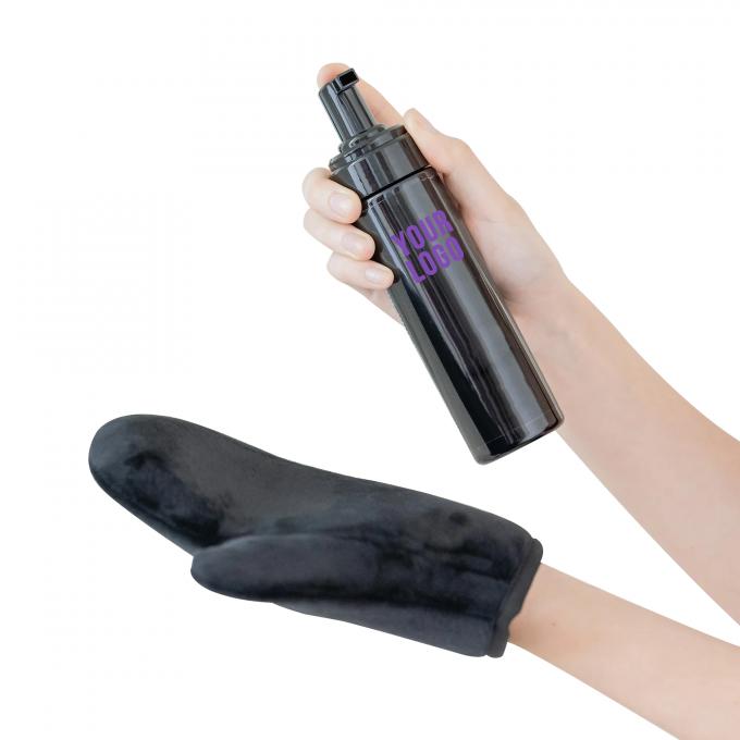 Kit de autocurtido de corrección de color con aplicador Mitt autocurtido Mousse de curtido oscuro 0