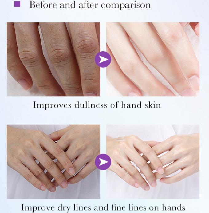 Máscara de mano de lavanda de tamaño regular exfoliante e hidratante forma de hoja personalizable 8