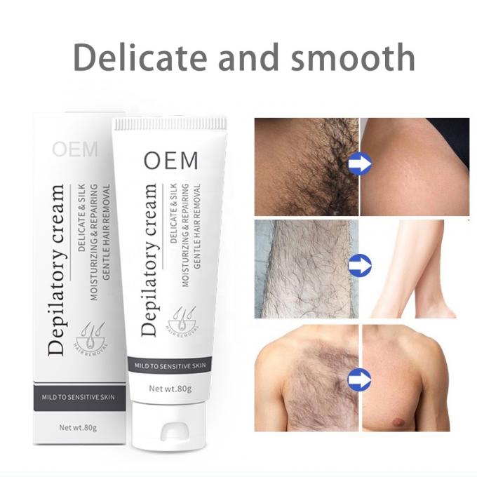 Inhibidor de cabello de hierbas para la piel sensible Ingredientes de hierbas Aloe olor suave fórmula 2
