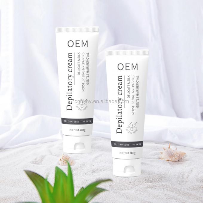Inhibidor de cabello de hierbas para la piel sensible Ingredientes de hierbas Aloe olor suave fórmula 6