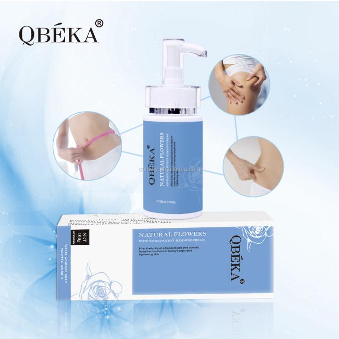 Crema de forma Flores naturales Quema grasa Potente Crema para adelgazar el cuerpo con aroma personalizado 8