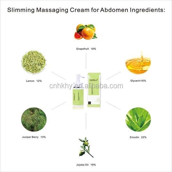 Efectiva crema de masaje para adelgazar el cuerpo para fortalecer el vientre y perder peso 3