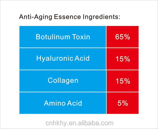 Solución hidratante de aminoácidos para piel sensible Suero de ácido hialurónico antienvejecimiento 8