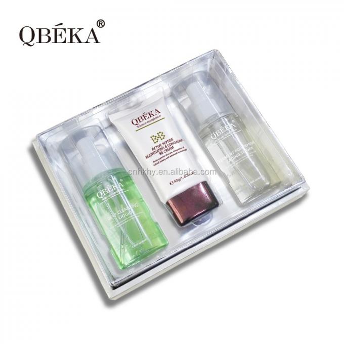 QBEKA Fermento polipeptídeo en desvanecimiento suero blanqueador oro Kit facial para el efecto de levantamiento 1