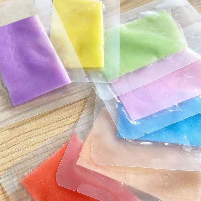 Máscara facial de ácido hialurónico multicolor para hidratar y aclarar la piel unisex 0