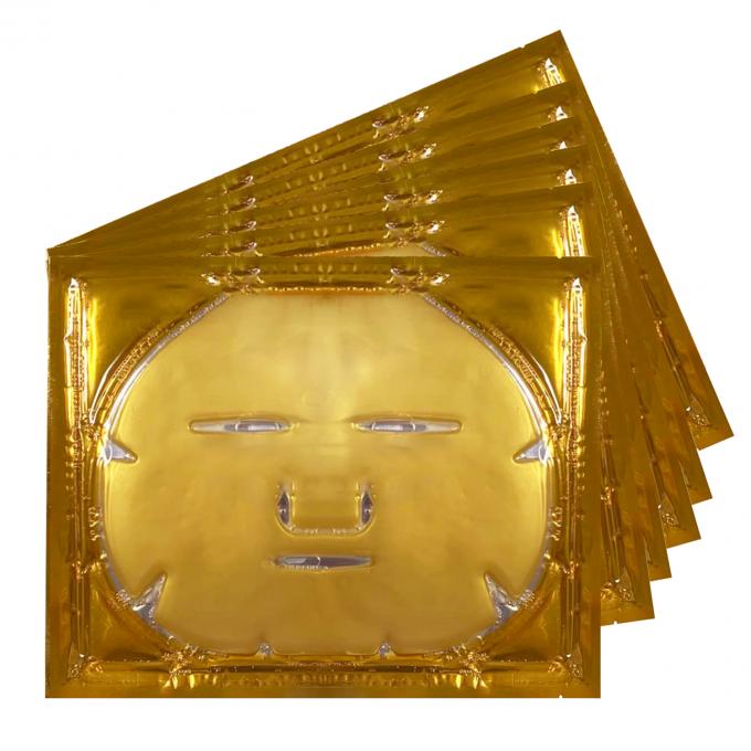 Máscara facial orgánica de oro 24K para el hogar Gel calmante personalizable de colágeno Crystal Beauty 2
