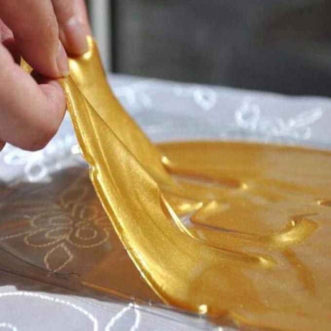Máscara facial orgánica de oro 24K para el hogar Gel calmante personalizable de colágeno Crystal Beauty 6