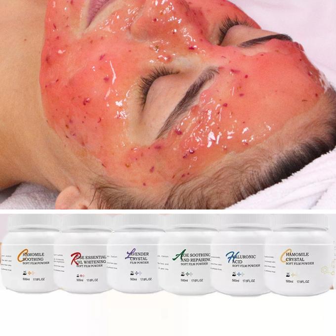 Mascarilla con jalea de lavanda para la cara, spa antienvejecimiento, hidratante en polvo, máscara personalizada 0
