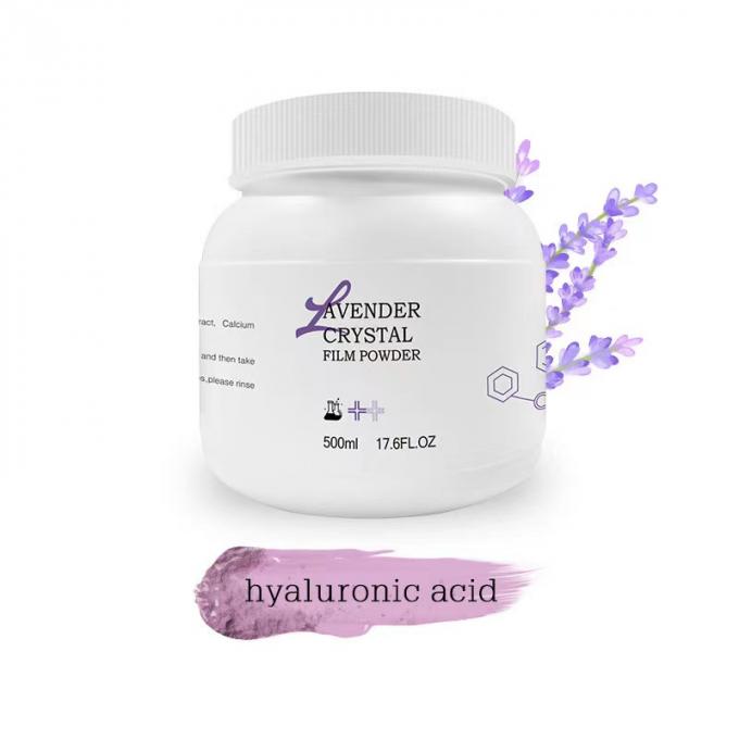 Mascarilla con jalea de lavanda para la cara, spa antienvejecimiento, hidratante en polvo, máscara personalizada 6