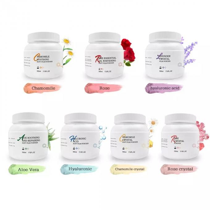 Cuidado de la piel personalizado Beauty Rose Jelly Mask Hidratante en polvo para el Spa de Cara y Cuerpo 7