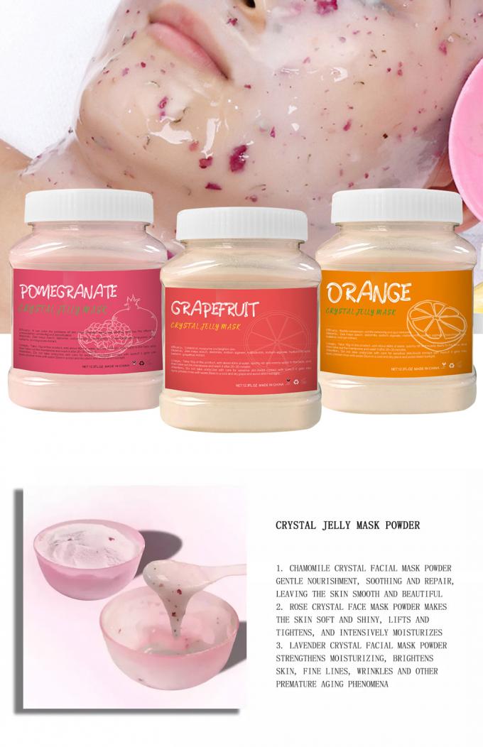 650 g de mascarilla de frutas orgánicas en polvo para el cuidado facial 4